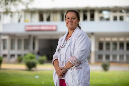  Roxana Marcos, medica en el hospital Churruca