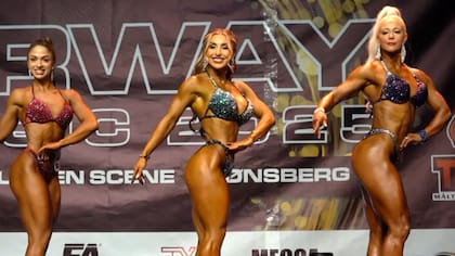 Roya ganó oro en la categoría Wellness en el Abierto de Stoperiet de fisicoculturismo