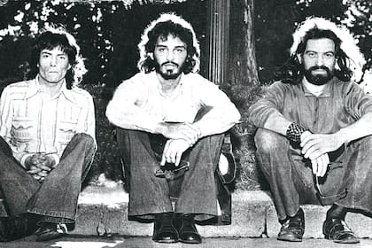 Rubén Basoalto, Ricardo Soulé y Willy Quiroga en los años 70