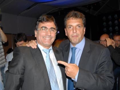 Rubén Eslaiman y Sergio Massa