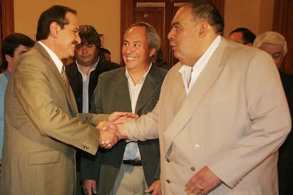 Rubén "La Chancha" Alé años atrás junto al entonces gobernador de Tucumán José Alperovich