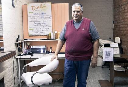 Rubén Pérez, peluquero que se negó a cortarle el pelo