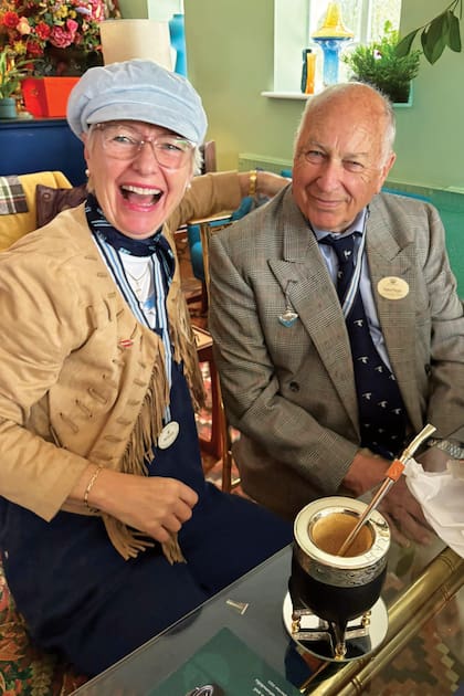 Rubén, un calco de su legendario padre, durante su paso por el festival en Sussex