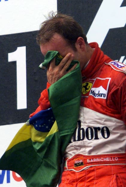 Después de protagonizar la segunda remontada más espectacular de la historia de la F.1, Rubens Barichello ganó el Gran Premio de Alemania en 2000