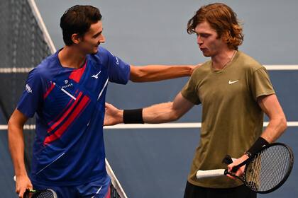 Para Sonego fue una semana mágica en Viena: entró como perdedor afortunado en reemplazo de Schwartzman, venció a Djokovic en los cuartos y llegó hasta la final con Rublev.