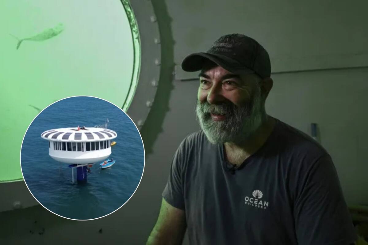 La historia del hombre que vive y trabaja a 11 metros de profundidad para batir un récord Guinness