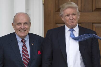Rudolph Giuliani y Donald Trump