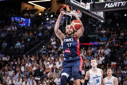 Rudy Gobert es el líder rebotero de Francia en el Eurobasket 2022