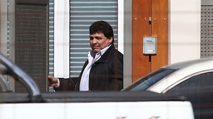 Rudy Ulloa sale de la casa de Cristina Kirchner en Santa Cruz