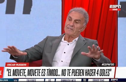 Ruggeri aseguró que Gallardo es el único que puede dar vuelta esta situación (Foto: ESPN)