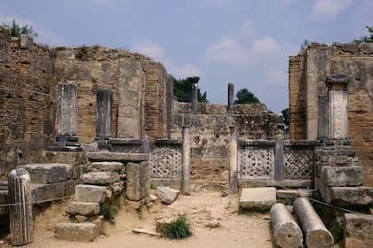 Ruinas de los baños de Cládeo, Olimpia