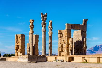 Ruinas de Persépolis, la capital del imperio aqueménida