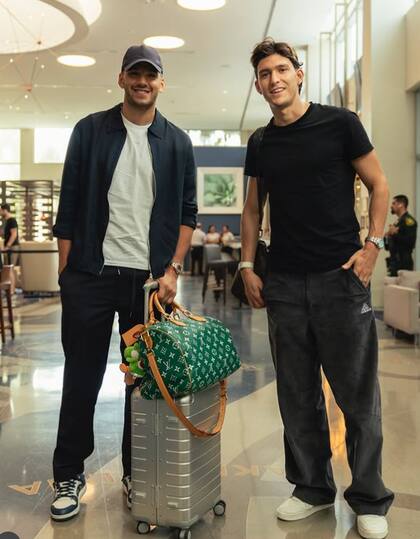 Rulli y Balerdi son compañeros en el Olympique de Marsella (Foto: @afaseleccion)