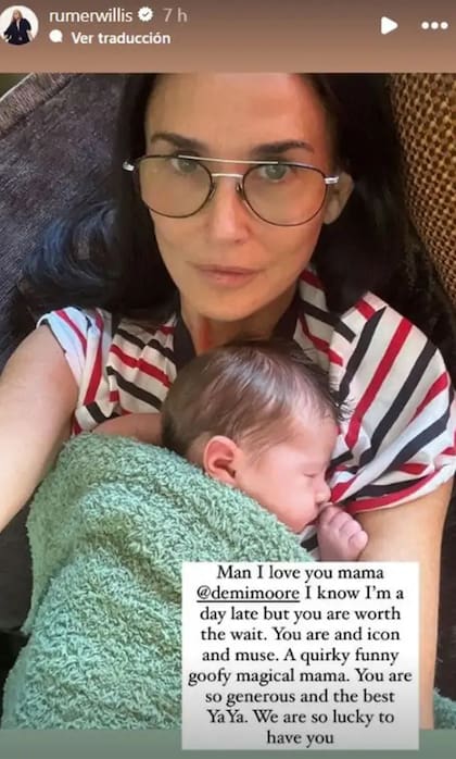 Rumer Willis y un posteo especial dedicado a su madre, Demi Moore