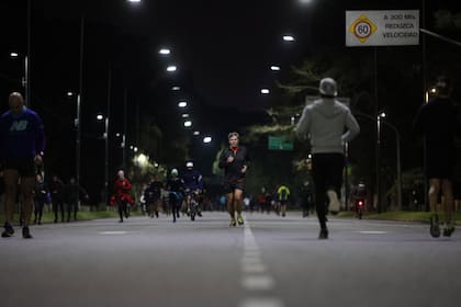 runners en los Bosques de Palermo