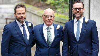 Rupert, James y Lachlan Murdoch