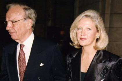 Rupert Murdoch y Maria Torv.