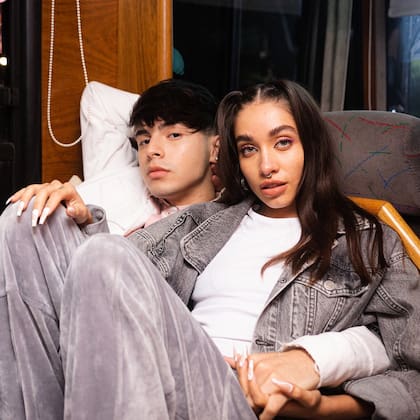 Rusherking y María Becerra, cuando eran pareja