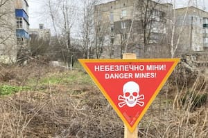 Rusia colocó minas para defender sus posiciones y frenar los contraataques de Ucrania