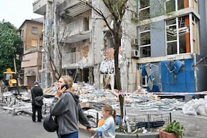 Rusia realizó un brutal ataque a Kiev con drones y misiles