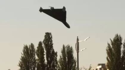 Rusia usa drones kamikaze sobre la ciudad de Kiev.
