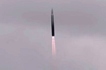 Lanzamiento de un misil hipersónico de prueba ruso (Archivo)