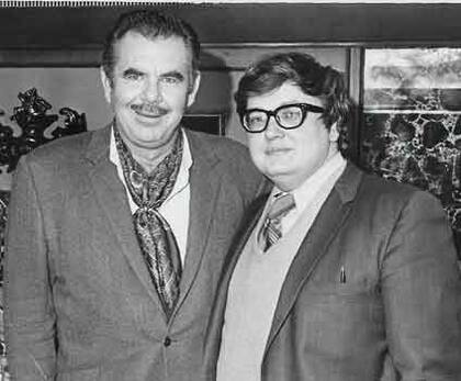 Russ Meyer junto a Roger Ebert