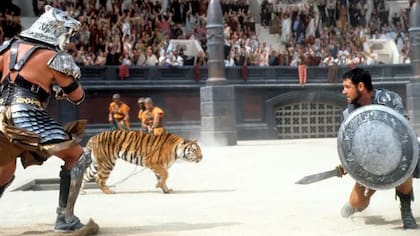 Russell Crowe alcanzó el éxito de la mano de Gladiador