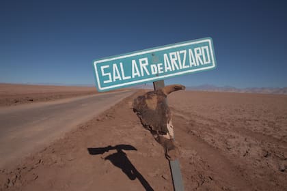 Rutas entre el salar.