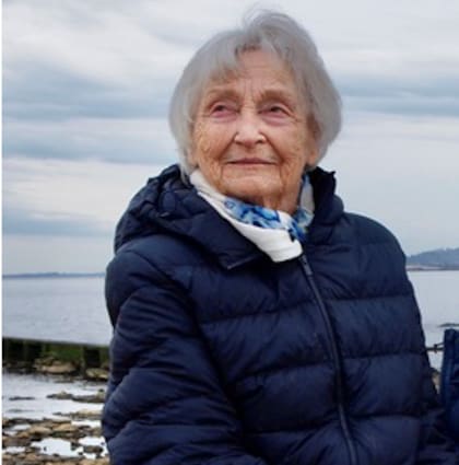 Ruth Morton, hoy, a los 97 años