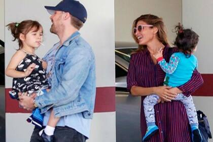 Ryan, Eva y sus pequeñas, de paseo