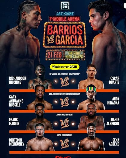 Ryan Garcia y Mario Barrios protagonizarán la pelea estelar de la noche (Instagram/@kingryan)