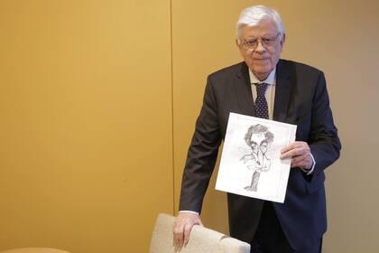 Sábat, durante una entrevista en la redacción de LA NACION