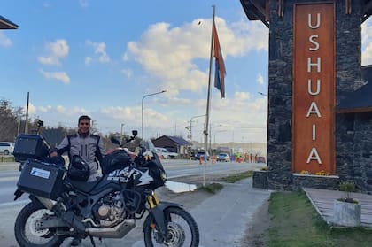 Sabastián salió de Ushuaia el 5 de marzo de 2021