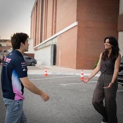 Sabatini y Colapinto coincidieron en el Gran Premio de Barcelona