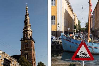 Más postales de la vista sensacional al canal de Christianshavn desde el depto. 