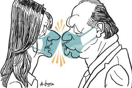 Sabina Frederic y Sergio Berni