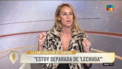 Sabrina Rojas aseguró que tiene el "corazón un poquito roto"