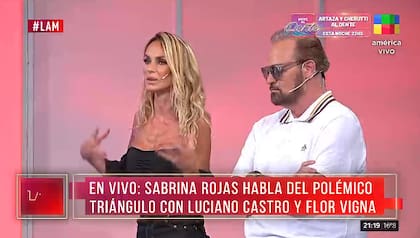 Sabrina Rojas dio nuevos detalles de la charla que mantuvo con Flor Vigna (Foto: Captura de TV / América)