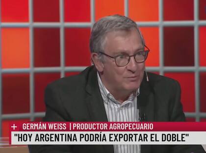 "Sacar las retenciones se puede, es una decisión política. Y es una decisión política que hay que estar convencido de que se puede hacer. No hay duda que el costo-beneficio para el país es altísimo", afirmó Weiss
