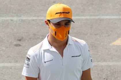 Sainz, hace seis meses, con los colores de McLaren