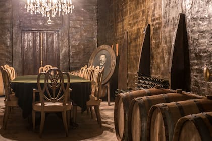 Sala de degustación de la bodega Graffigna Yanzón, que también cuenta con posada y restaurante.