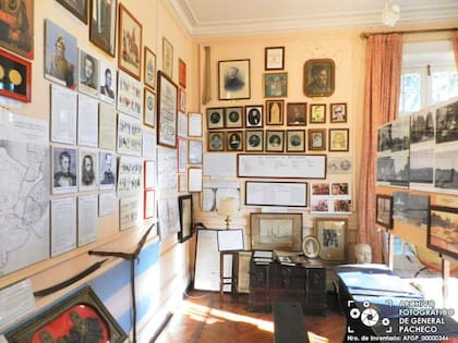 Sala dedicada a los objetos que rescató Jorge Manteola