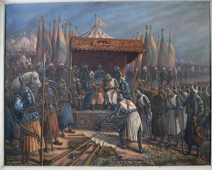Saladino, el conquistador de Jerusalén, fue otro de los objetivos de los fedayines nizaríes.