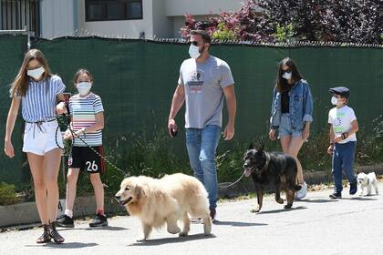 Salida familiar, con perros incluidos, en tiempos de pandemia