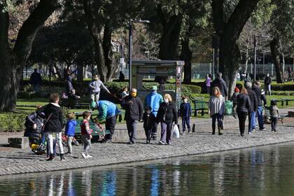 El Parque Centenario, uno de los espacios verdes elegido 