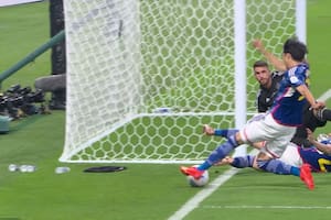 La gran polémica en el segundo gol de Japón ante España, con una definición increíble: ¿la pelota había salido?