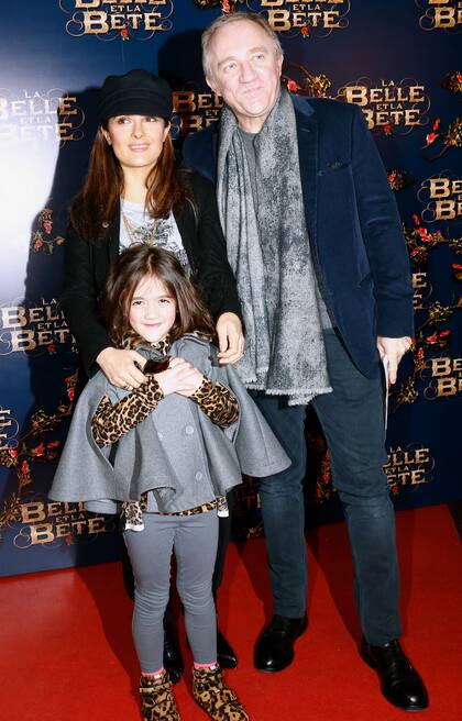 Salma Hayek en familia