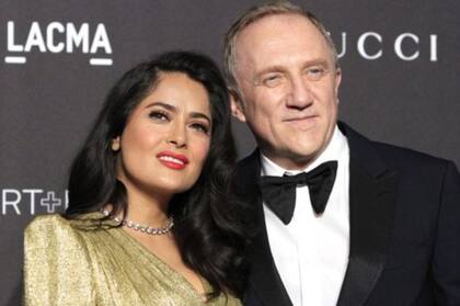 Salma Hayek junto a su esposo, François-Henri Pinault