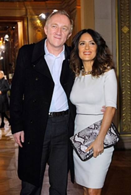 Salma Hayek está casada con el multimillonario francés, François-Henri Pinault